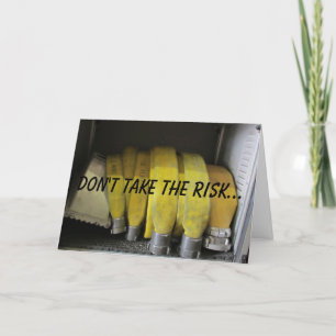 Cartão Desejos de aniversário de bombeiro