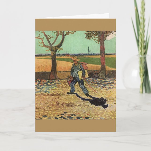 Cartão Desejos de aniversário do artista (Frente)