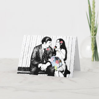 Cartão Desejos de Casamento