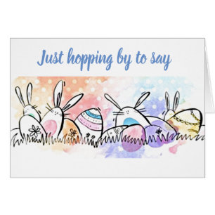 CARTÃO ***DESEJOS DE PÁSCOA*** DE OVOS DE PÁSCOA CUTA PAR