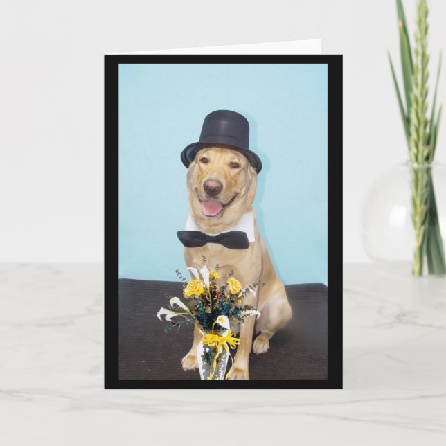 Cartão Desejos Formais de Aniversário (Frente)