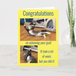 Cartão Desejos Humorísticos para a promoção do emprego