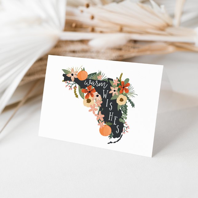 Cartão Desejos Quentes Da Flórida Ilustrados (Criador carregado)