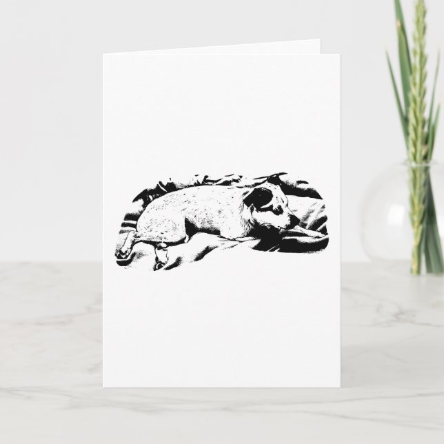 Cartão Desejos quentes de um vigia (Frente)