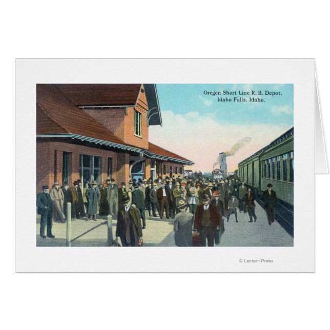 Cartão Desembarque dos passageiros dos comboios (Frente Horizontal)