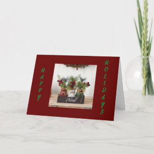 Cartão **Desembrulhe um Natal Alegre para Si**