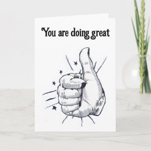 Cartão Desenha caneta para cima