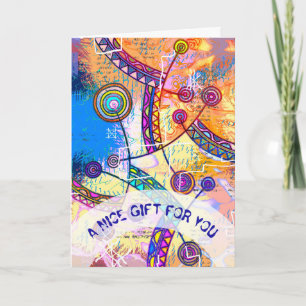 Cartão Desenhado à mão por EDDArt - Escala de Sonho 1