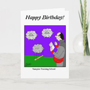 Cartão Desenhando em Branco - Escola de Vampiros - Person