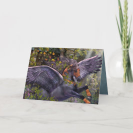 Cartão Desenhista de luxe A7 Notecard de Gwarchodwyr