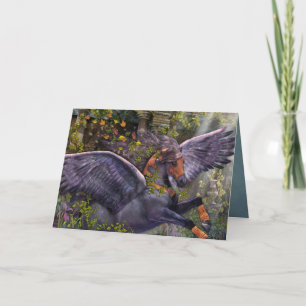 Cartão Desenhista de luxe A7 Notecard de Gwarchodwyr