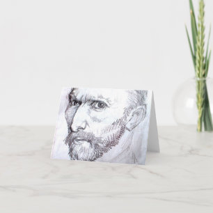 Cartão Desenho De Arte Bela De Van Gogh