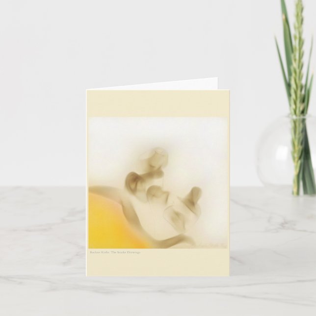 Cartão Desenho do fumo, Rockne Krebs, 1973 (cartão de (Frente)