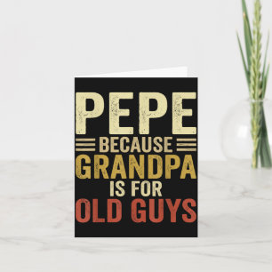 Cartão Desenho Pepe Para Vovô Dos Netos Dia dos Pais