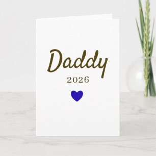 Cartão Desenho Personalizado de Amor para o Novo Papai co