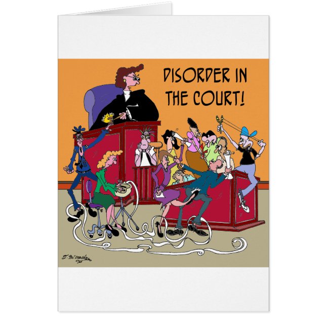 Cartão Desenhos animados 6553 da lei (Frente)