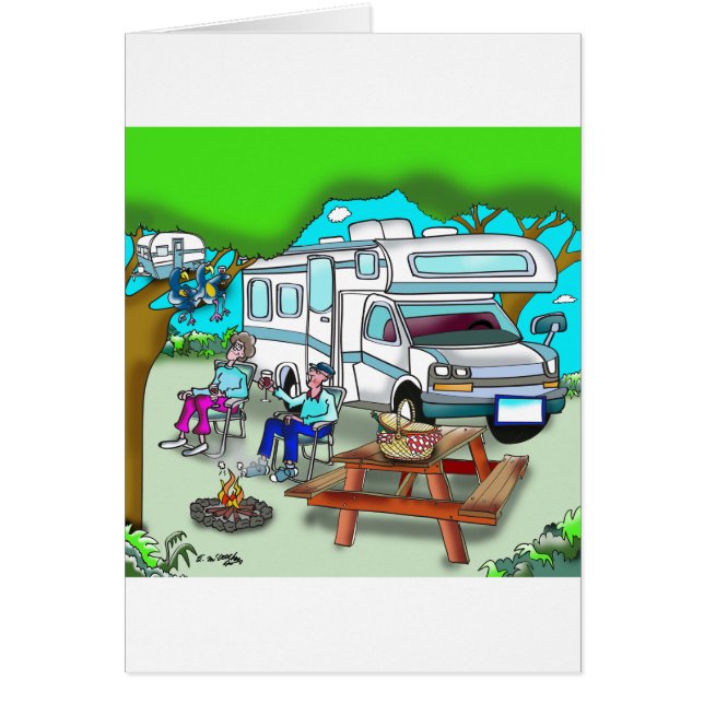 Cartão Desenhos animados 9475 do rv (Frente)