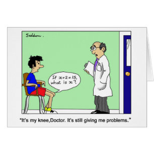 Cartão Desenhos animados cómicos e originais por Mike