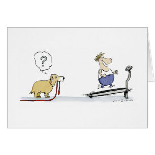 Cartão Desenhos animados da escada rolante