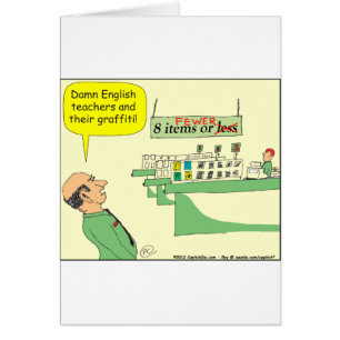 Cartão Desenhos animados de 278 professores de inglês na