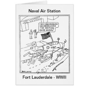 Cartão Desenhos animados de Bush da bandeira