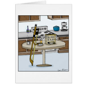 Cartão Desenhos animados do arco dos instrumentos da