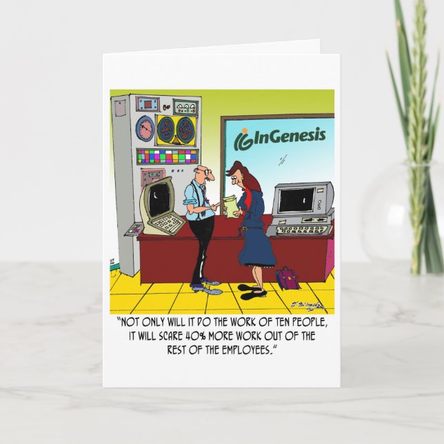 Cartão Desenhos animados do costume de InGenesis (Frente)