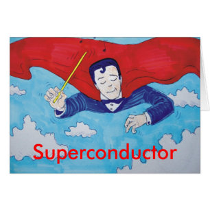 Cartão Desenhos animados do Superconductor