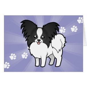 Cartão Desenhos animados Papillon