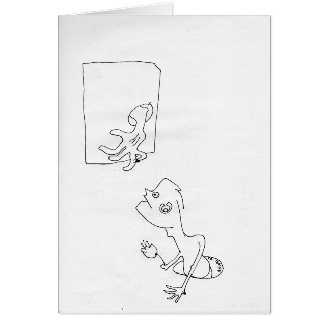 Cartão Desenhos Fracos Pequenos PDD Você pode me ajudar?  (Frente)