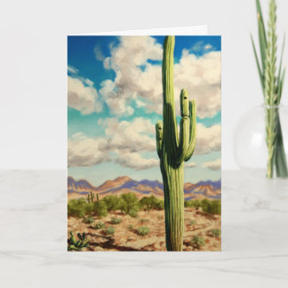Cartão Desert Landscape Greeting Card