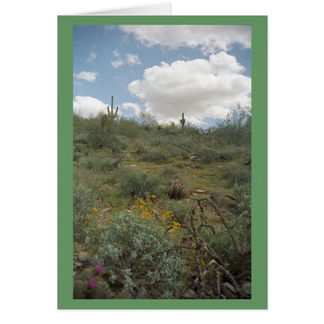 Cartão Desert Symphony Greeting Cards ou Note Cards (Frente)