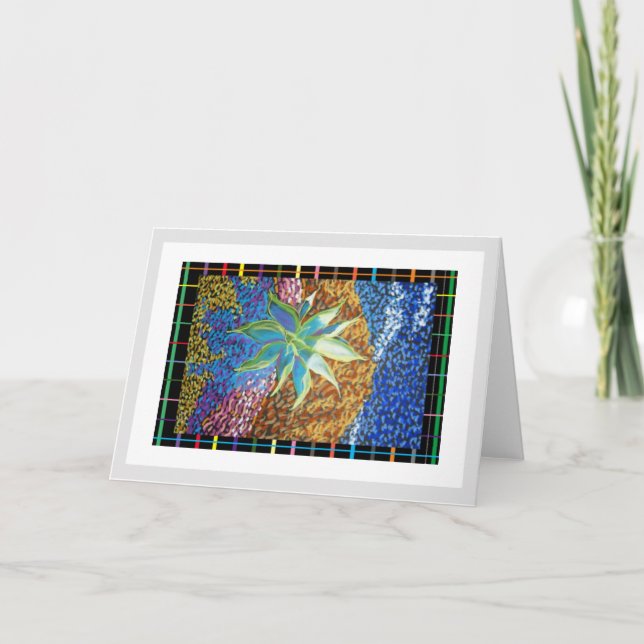 Cartão ''Desert Yucca'' por Bruce Tunis (Frente)