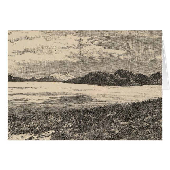 Cartão Deserto do Lago excelente Salt (Frente Horizontal)