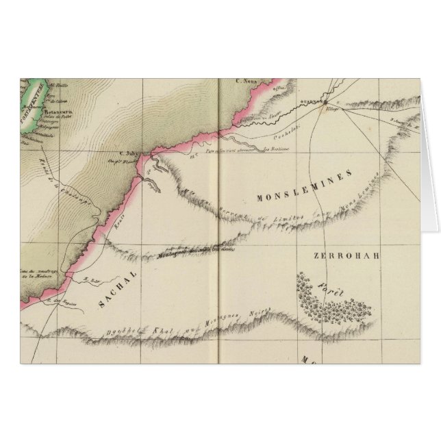 Cartão Deserto do Saara, África 6 (Frente Horizontal)