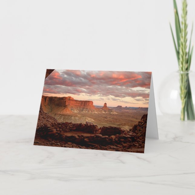 Cartão Desertos | Parque Nacional Canyonlands Utah (Frente)