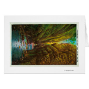 Cartão Desfiladeiro de Oneonta no desfiladeiro do rio Col