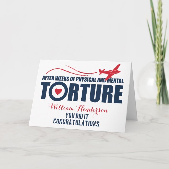 Cartão Desfile Retro de Apresentação | Raf britânica (Frente)