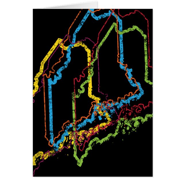 Cartão desfoque do orgulho (Frente)
