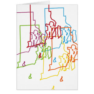 Cartão desfoque do orgulho da ilha