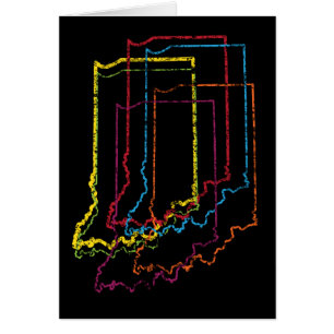 Cartão desfoque do orgulho da índia