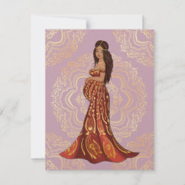 Cartão Desi mommy to be