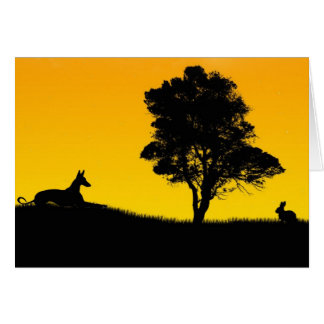 Cartão Design 2015 central do calendário do cão de Ibizan