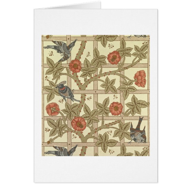 Cartão Design azul e alaranjado do papel de parede da (Frente)