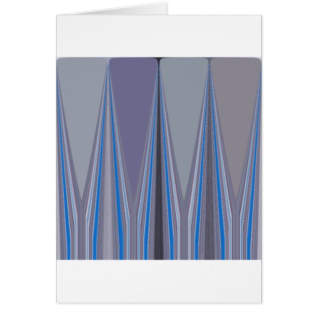 Cartão Design Azul legal (Frente)