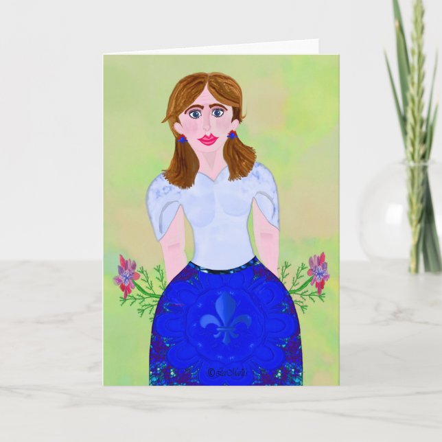 Cartão Design criativa de LeeMarie de coração aberto (Frente)