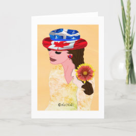 Cartão Design criativo da Patriot LeeMarie
