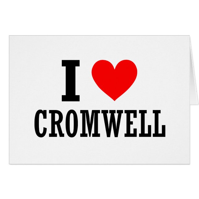 Cartão Design da cidade de Cromwell, Alabama (Frente Horizontal)
