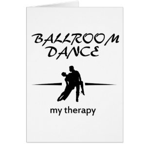 Cartão Design da dança de salão de baile