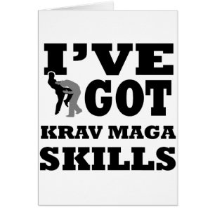 Cartão Design das artes marciais de Krav Maga